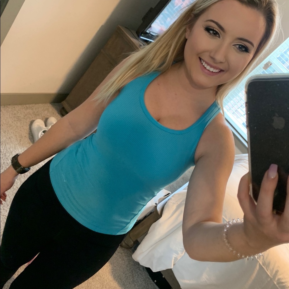 Nike Double Lined Blue Tank - XS